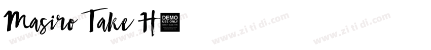 Masiro Take H字体转换